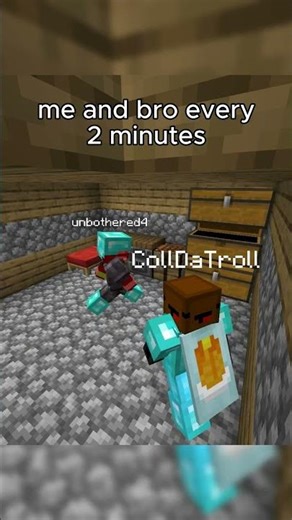 me and bro core #minecraft #gaming #minecraftshorts #shorts