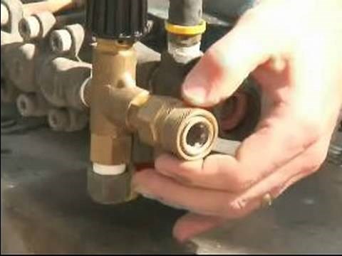 How to Use & Maintain a Pressure Washer : How to Adjust a Pressure Washer