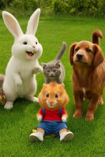 Cute Hamster Slips on Banana Peel & Friends EXPLODE 😂🐹