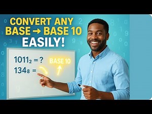 How to convert from other bases to base 10