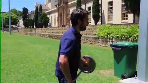 Now that everyone accepts there is some previously-unknown method to fly through the sky (or space) without using a propeller, jet engine, rocket or wings, I would like to explain briefly how it may work? In the first video below, we can see a heavy disc spinning at the end of a long rod. When a force of gravity is applied downward to that heavy spinning disc, the downward force gets spin-transferred in direction by 90 degrees to horizontal (like for air blowing on a spinning top).That causes th