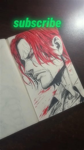 Drawing Shanks 💀 # shortd