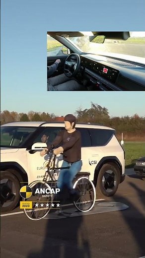 Crash Testing KIA EV9 ANCAP #ancapsafety #5stars #crashtest #kia #kiaev9