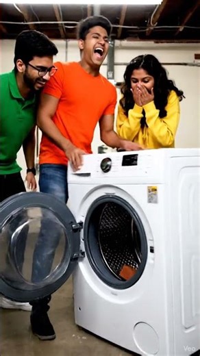 He Threw a Brick in a Washing Machine