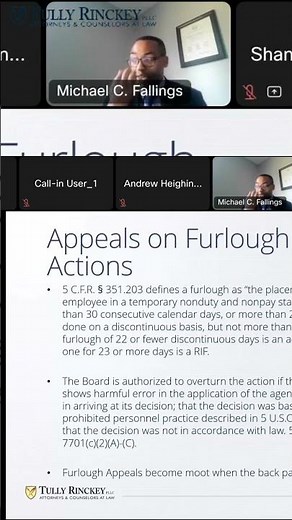 Furlough vs. RIF: Understand Your Federal Employee Rights