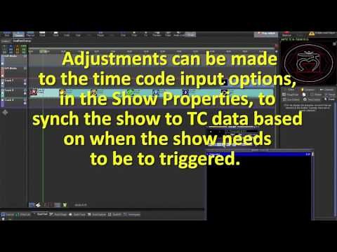 SMPTE Timecode and Laser Show Control