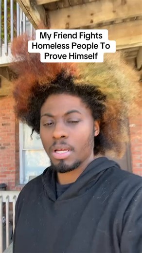 Friend fights homeless people to prove homeless part 1 #Fyp #tiktok #reels #homeless #storytime | Ceros Whaley