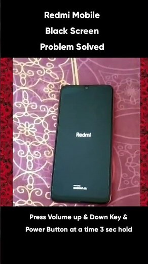 Redmi Note 7 pro Black Screen Problem Solved #shorts