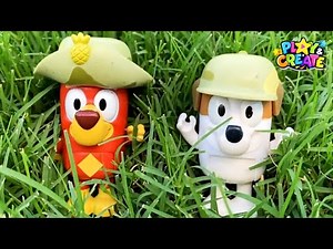 Bluey Toy Episodes! Jack and Rusty Army Episode - Save Baby Bingo !