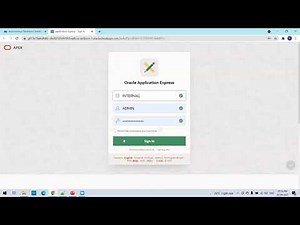 Oracle APEX - Create Workspace in Autonomous DB