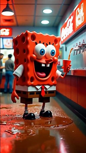 😱Dozens of SpongeBobs at McDonald’s