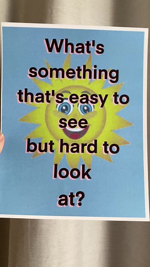 25K views · 29 reactions | What’s something that’s easy to see but hard to look at? #riddle #fun #braingames | MC Has Fun | Facebook