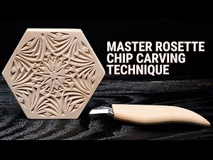 Chip Carving Rosette – Learn This New Technique