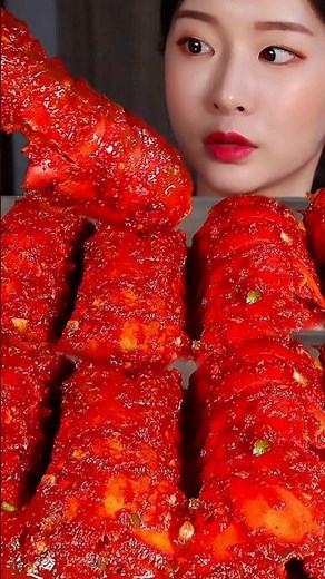 SPICY BRAISED GIANT LOBSTER ASMR SEAFOOD MUKBANG