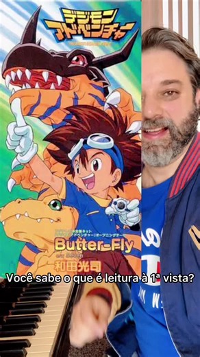 Aprenda sobre Leitura à 1ª Vista com Digimon Butterfly no Piano