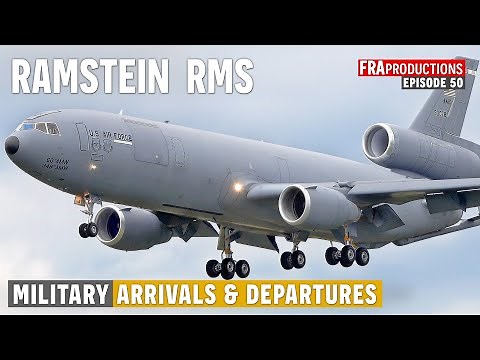 Ramstein RAF KC2 & EC-130H CompassCall, KC-10 | 30x Military Planespotting