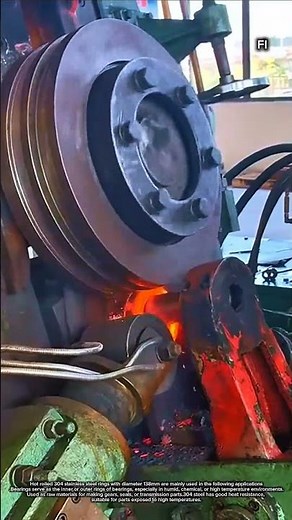 Stainless steel ring processing machine