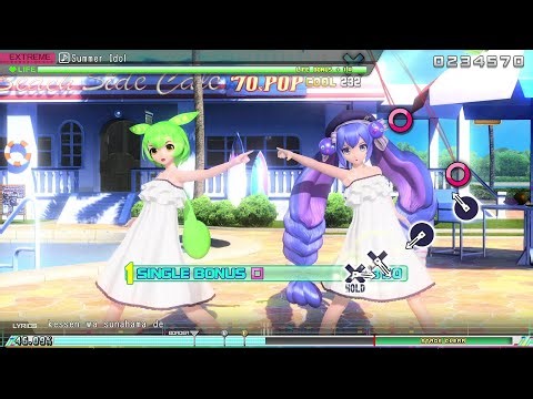 [Project Diva Megamix+] Summer Idol ALL COOL