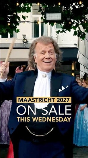 Four additional concerts have been added on July 15, 16, 17 & 18, 2027. 🎟️ Tickets: andrerieu.com