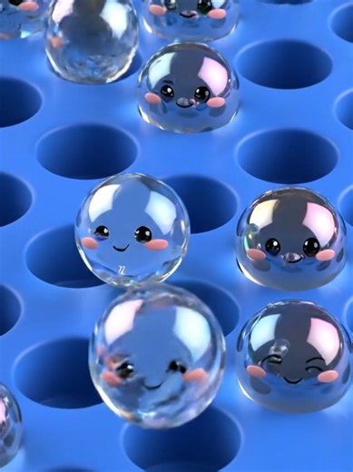 Resin Pebbles Rolling Smoothly for ASMR Relaxation