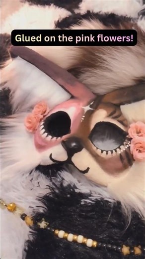 Making a Cat Mask For My Love! [Pt. 2] 🩷 #therian #therianmask #alterhuman #antizoo #furry #catmask