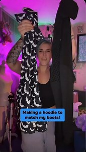 93K views · 4K reactions | Making a bat hoodie to match my favorite boots by YRUSHOES 驪✨ #fashion #trusttheprocess #DIY #halloween #boots #gothgirl #hoodie #rhinstones #gothfashion #fitcheck #shoes #fyp #costume | Got to b me | Facebook