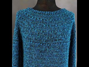 Gehäkelter Pulli -- MELISSA --