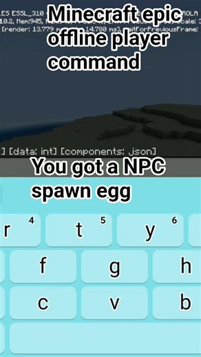 minecraft epic offline player command #minecraft #minecrftplay offline multiplayer