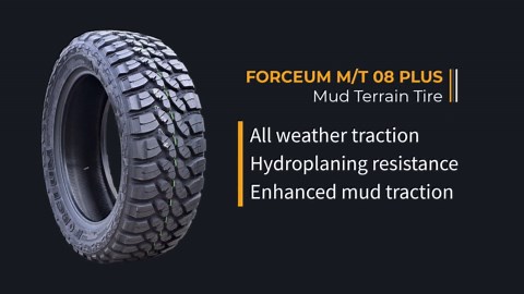 Forceum MT 08 PLUS Mud Terrain 235/75R15 104/101Q C Light Truck Tire