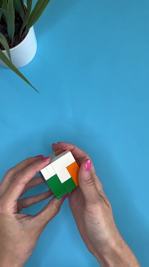 Lego Puzzle Cube - Build 7 Different Shapes for One Perfect Cube!