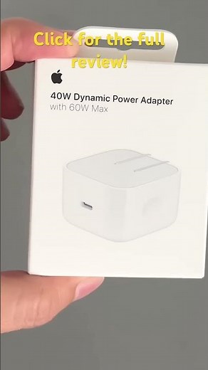 Preview Apple’s new 40w Dynamic Power Adapter