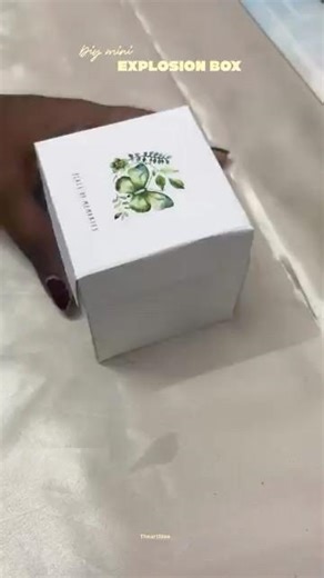 Diy mini explosive box 🤍 #papercraft #explosivebox #diy #handmade #diygift #craftideas #craft