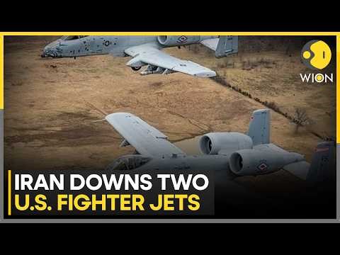US Fighter Jet Shot Down Over Iran, Search Ongoing for a Crew Member | WION News