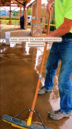 Concrete Staining Adding Color and Depth #ConcreteStaining #DIYConcrete #ConcreteArt #ConcreteDesign