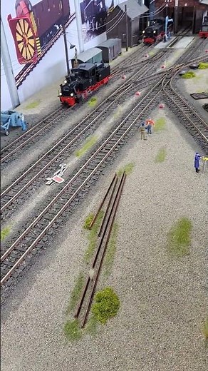 LGB train layout with automatic driving sequence, Märklin CS3 #modellbahn #modeltrains #LGB #train