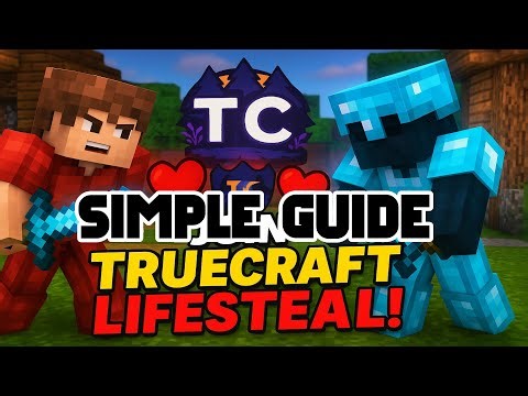අලුත් Life Steal Minecraft Server එකක Play කරමුද? | How to Whitelist and small Guide - #trueCraft