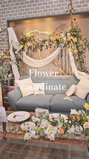 岡山県 結婚式場 高砂ソファ 装花 #shorts