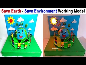 Save Earth Save Environment Working Model | Science Exhibition Project 2026 | howtofunda