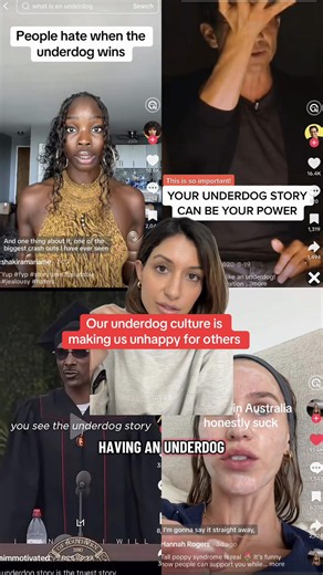 We value the underdog so much that it makes us hate the winners. This is leading to such a surge in tall poppy syndrome especially in this country. Supporting the underdog is basically a reflection of ourselves and we can’t support anyone doing well because it literally triggers our pain receptor. Jealousy is a sad thing and we have the control to do something about it #tallpoppy #tallpoppysyndrome #underdog