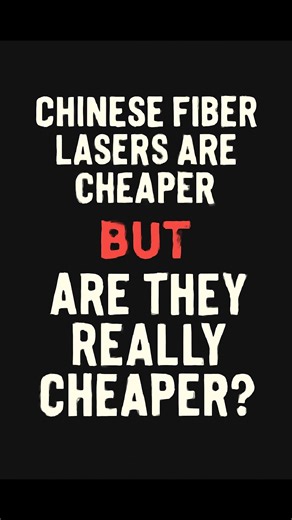 “Cheaper doesn’t always mean better!” Here’s the truth: Choosing a cheap Chinese laser can seem like a good deal… until you experience: 🔻 Constant downtime 🔻 Poor cut quality 🔻 Frequent repairs 🔻 Shorter lifespan On the other hand, European fiber lasers are designed for long-term performance. Here’s why: ✔️ Stable performance with fewer issues ✔️ Advanced software for higher efficiency ✔️ Long-lasting durability — fewer breakdowns 💡 It’s not about the initial cost, it’s about your factory’s