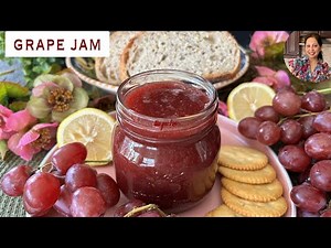 Homemade Grape Jam | No Pectin