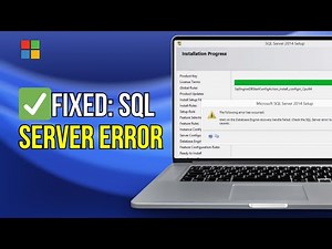 How to Fix Wait on the Database Engine Recovery Handle Failed Check the SQL Server Error
