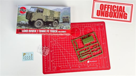 Unboxing the Land Rover 1 Tonne FC Truck G.S. Body... This 1:76 scale model kit is perfect for beginners, so why not start your model-building hobby with a military theme? With 29 parts and a choice of five schemes, this rugged Land Rover is a delight to put together. Find out more: https://ow.ly/tP4Z50WJvMl👈 #Airfix #ScaleModelling #ScaleModels #LandRover | Airfix