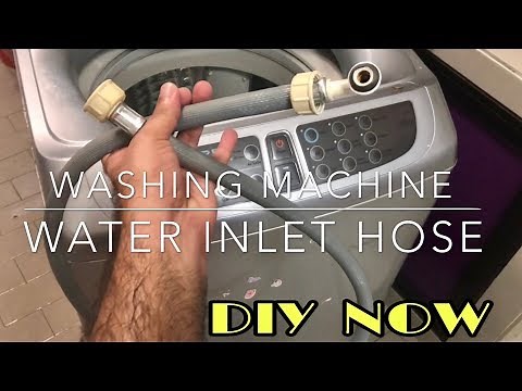 How to Replace or Install Washing Machine Water Inlet Hose | DIY NOW