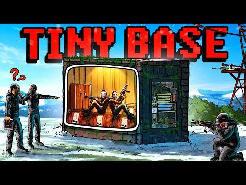 Getting Hunted in the SMALLEST BASE IN RUST - Rust (Duo Survival)