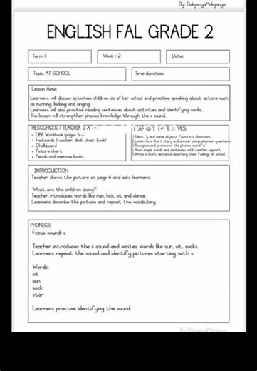 Engaging Lesson Plans for Foundation Phase Teachers in South Africa