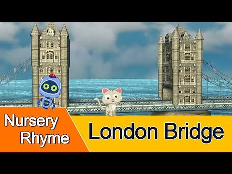 London Bridge Is Falling Down with lyrics - Nursery Rhymes