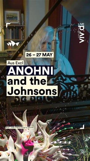 Performing beloved classics alongside works from her latest album, ANOHNI reunites with her band, the Johnsons, for two Australian exclusive shows at Vivid LIVE. | Sydney Opera House
