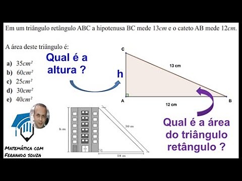 What is the area of ​​a right triangle? How do you calculate the length of the legs and hypotenus...