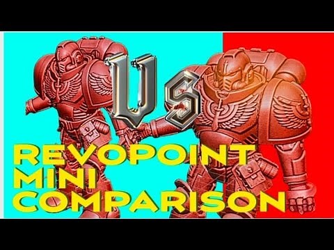 🪖Warhammer 40k 3D Scanning 2024 ⚡ Revopoint Mini 2 vs Mini 1 Head-to-Head 🤼‍♀️